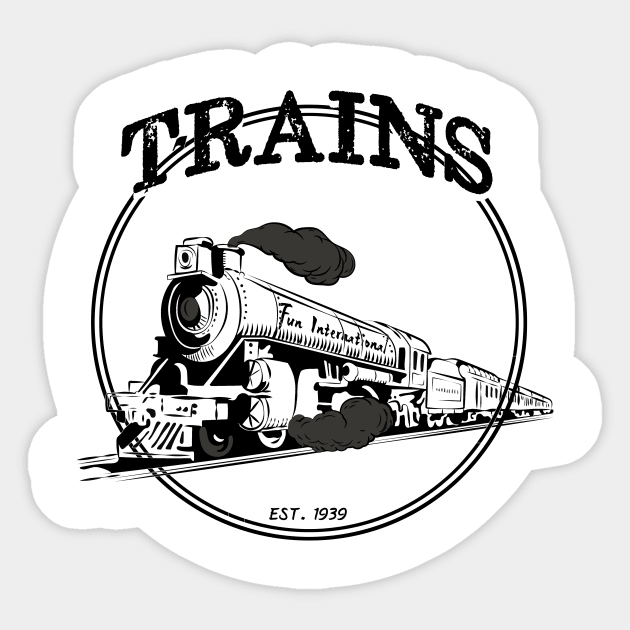 Trains Sticker by letnothingstopyou